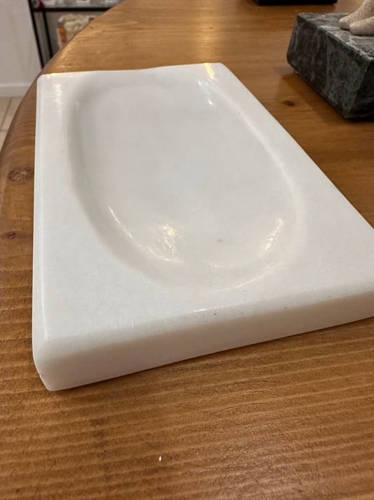 Σαπουνοθήκη από λευκό μάρμαρο