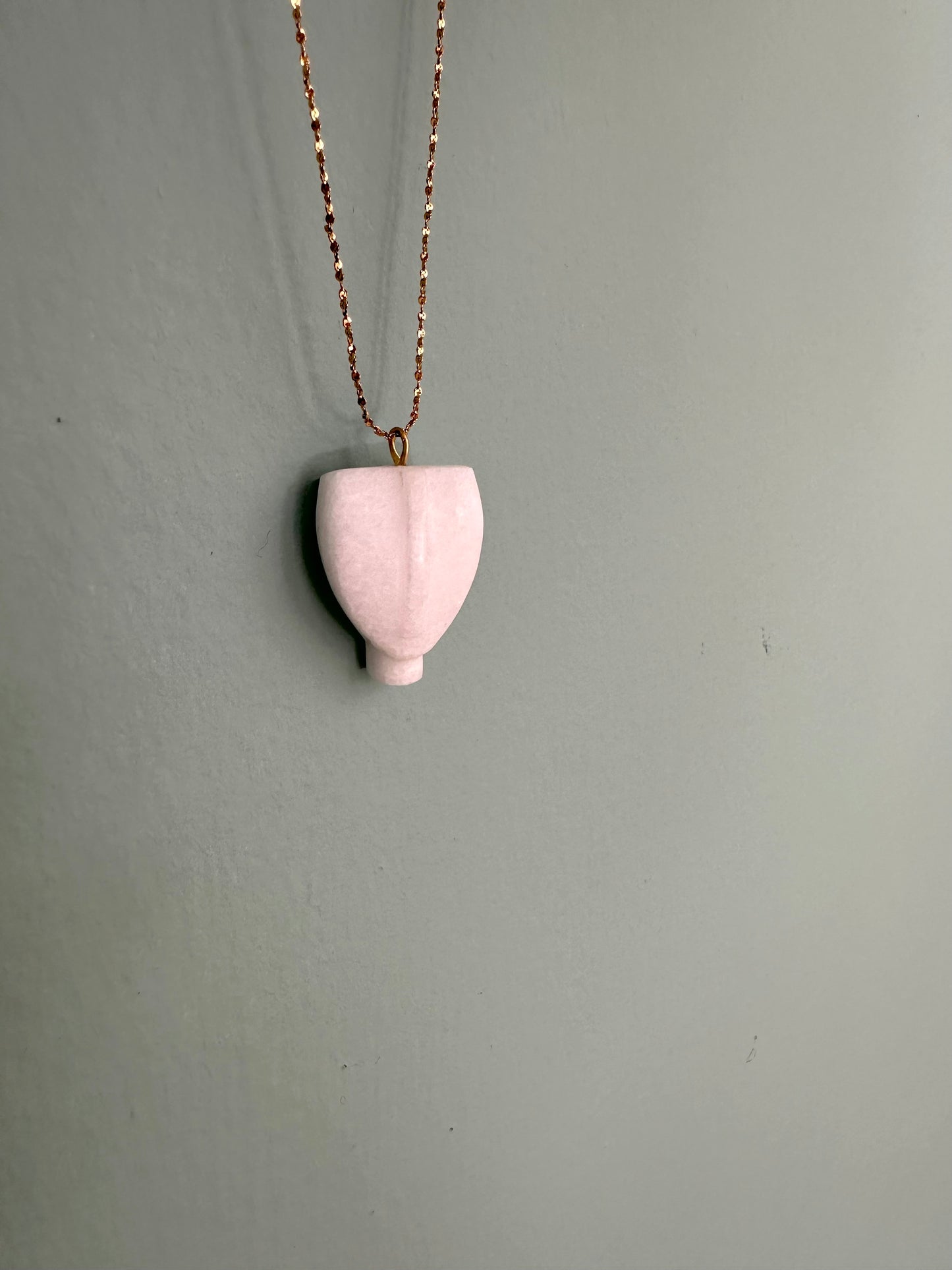 Cycladic figurine made of white marble