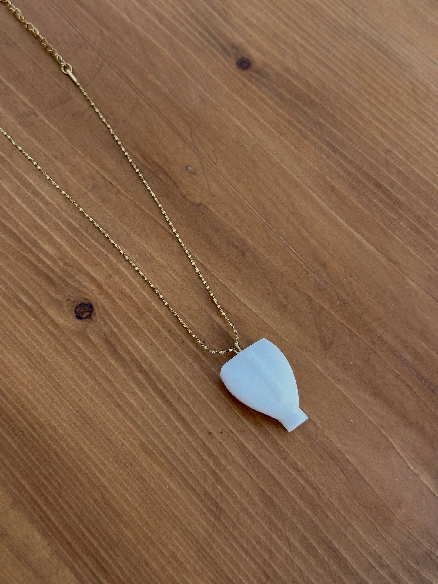 Cycladic figurine made of white marble